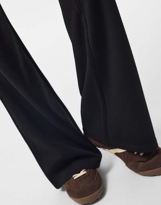 Pieces utsvängda leggings i svart, 4 av 7