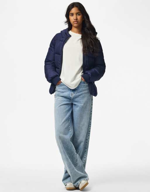 Pieces vadderad jacka i maritime blue, 3 av 7