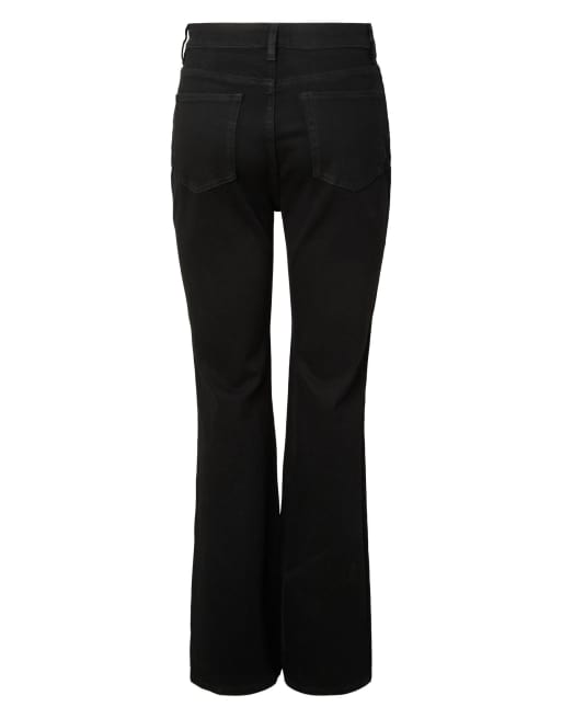 Pieces vaqueros de campana en denim negro, 7 de 7
