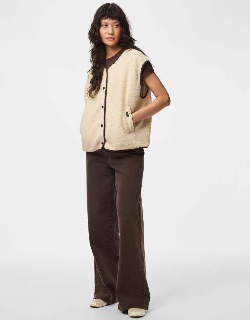 Pieces Vest in birch1, 3 of 6