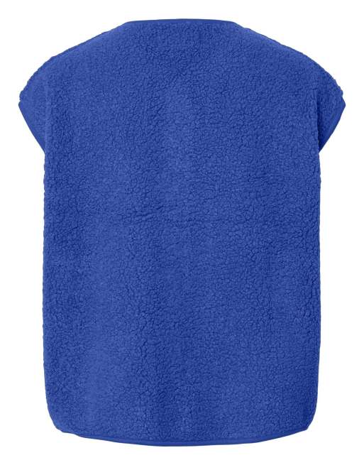 Pieces vest in felblauw, 7 van 7