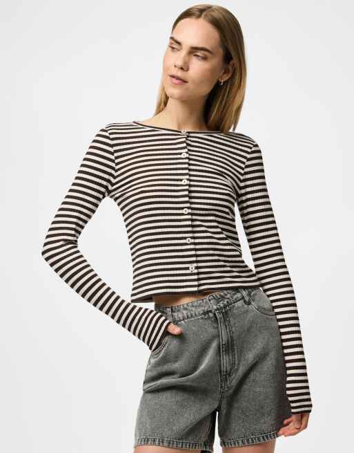 Pieces - Vest in hot fudge
