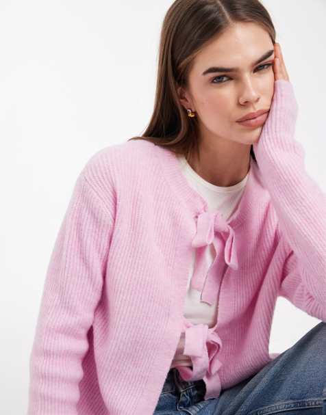 Pieces - Vest in roze - view 1