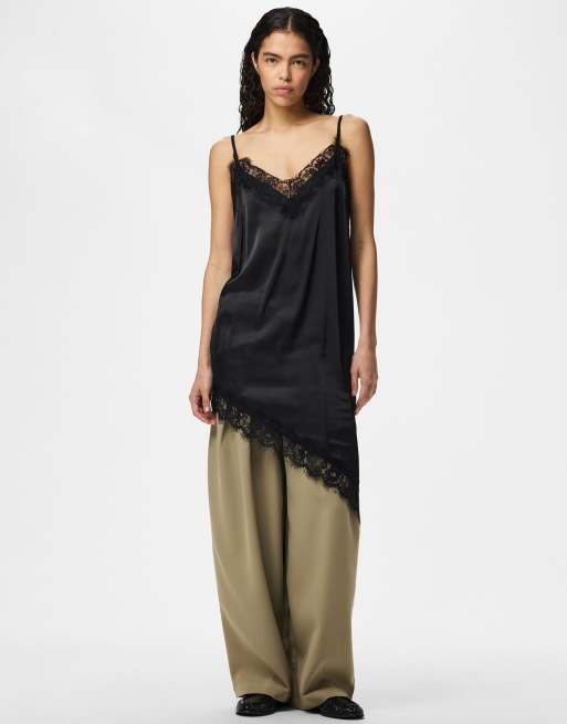 Pieces - Vestido corto negro 1, 5 de 7
