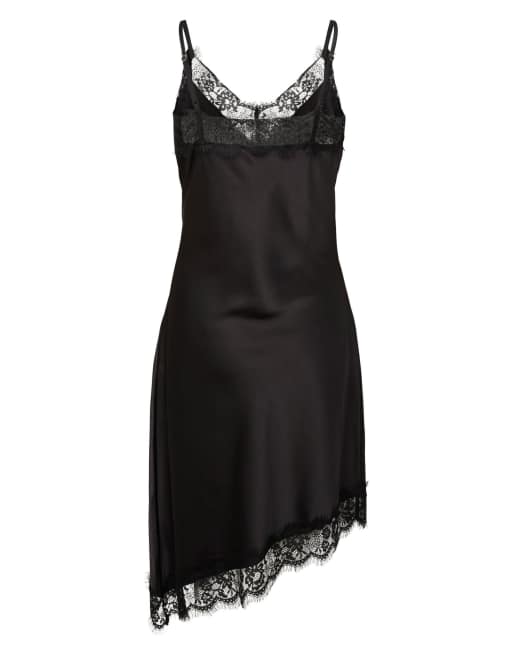 Pieces - Vestido corto negro 1, 7 de 7