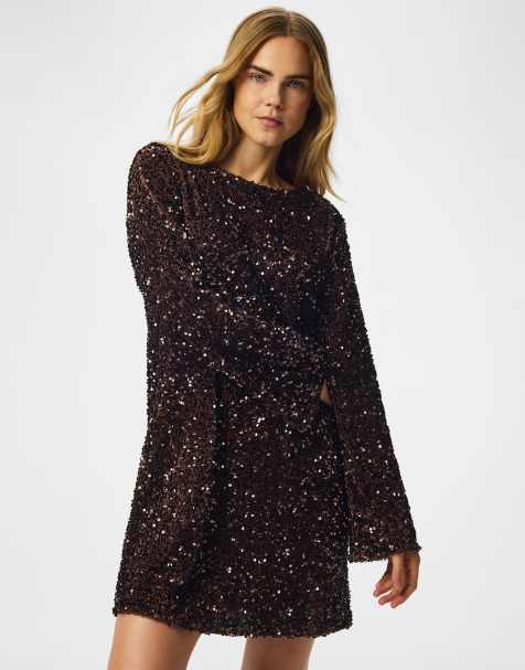 Pieces Vestido en café achicoria - view 1