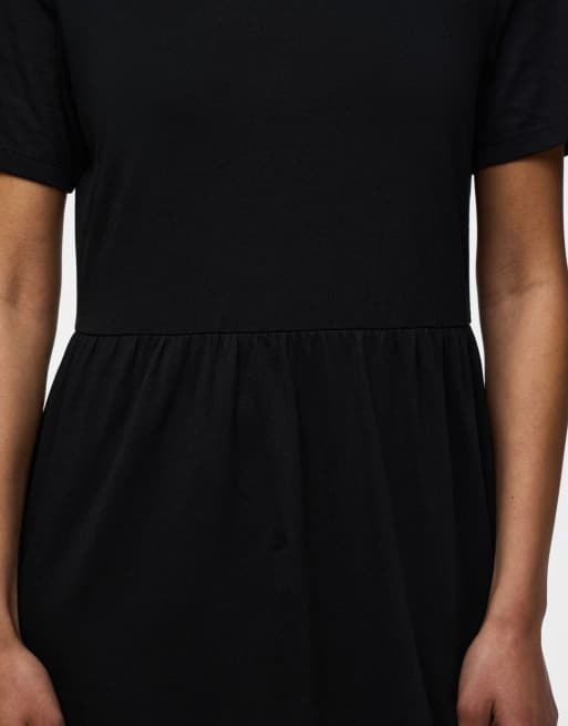 Pieces - Vestido maxi negro, 6 de 7