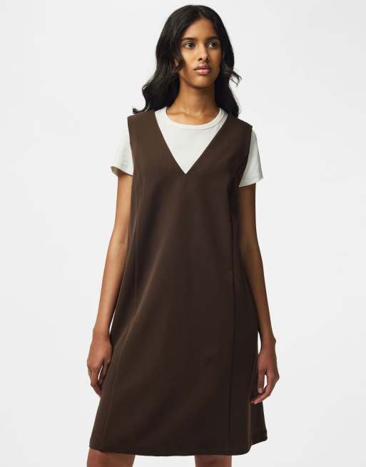 Pieces vestido tipo spencer en 'hot fudge', 1 de 7
