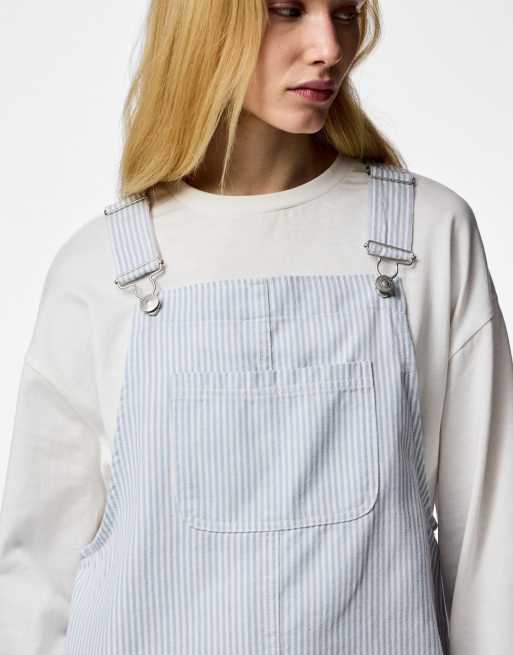 Pieces - Vestito scamiciato azzurro, 3 di 4