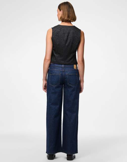Pieces Waistcoat in black, 5 of 7