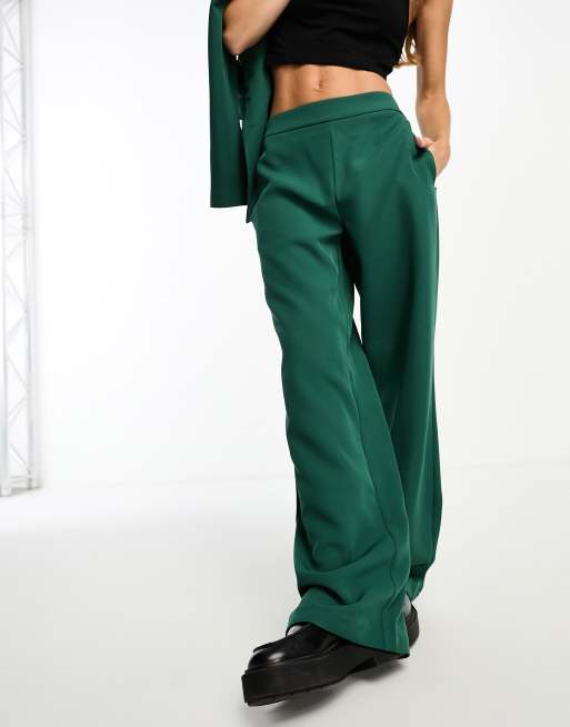 Pantalon large vert new arrivals