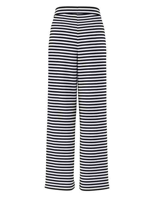 Pieces Wide-leg trousers in black 1, 7 of 7