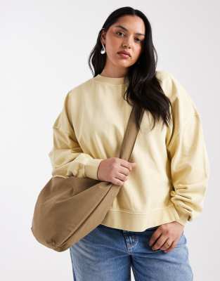 XL cross body fanny pack in stone-Neutral