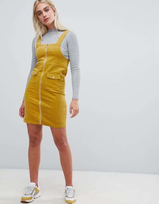 Zip store front pinafore