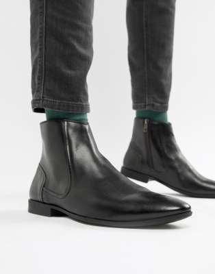 chelsea boots with zip