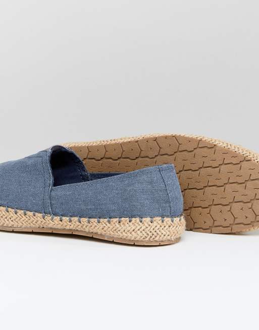 Pier One – Espadrilles aus Leinen in Marineblau, 4 von 4