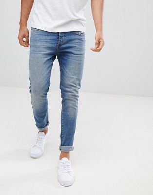 light blue skinny fit jeans