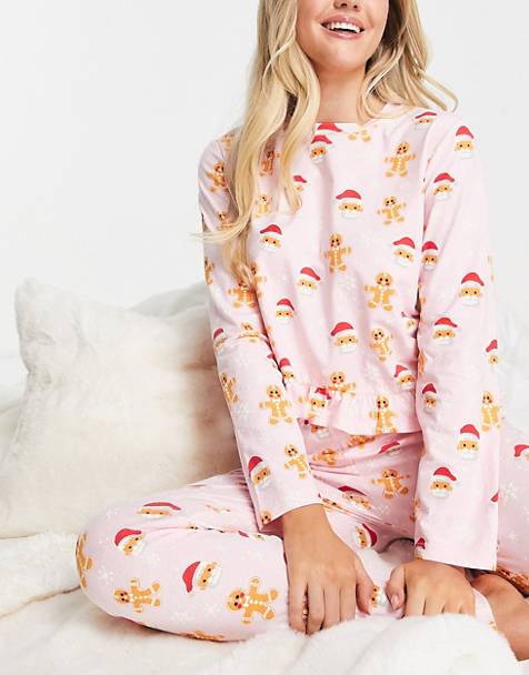 Mujer Ropa de Ropa para dormir de Pijamas Pijama de ASOS de color Rosa 
