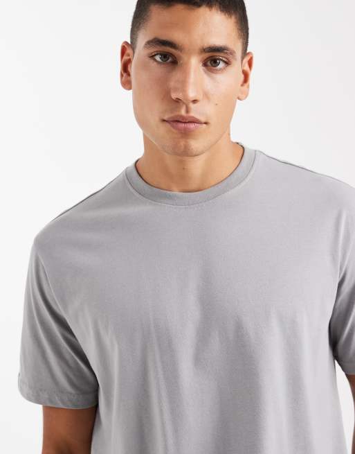 Pijama gris a cuadros de camiseta y pantalones cortos de ONLY & SONS, 2 de 4