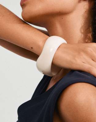 Pilgrim - Aase - Großer vergoldeter Armreif-Goldfarben