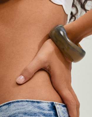 Pilgrim - Aase - Großer versilberter Armreif