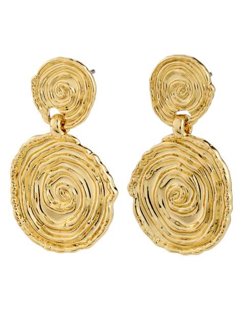 Pilgrim Air earrings in gold plated - view 1