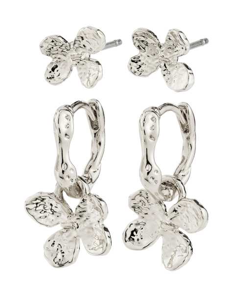 Pilgrim - Ajani - Set di orecchini 2 in 1 placcati in argento - view 1