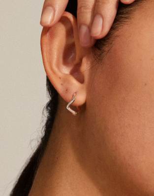 Pilgrim - Alberte - Versilberte Creolen