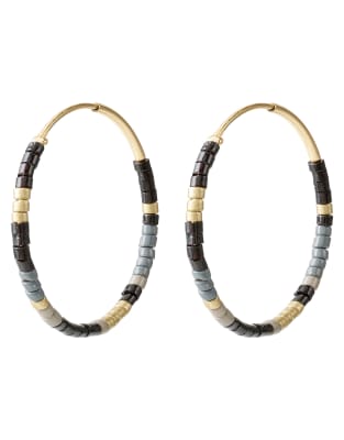 Pilgrim - Alison - Vergoldete Ohrringe-Schwarz