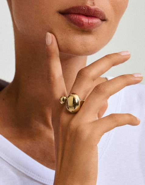 Pilgrim Alvin ring in gold plated - view 1