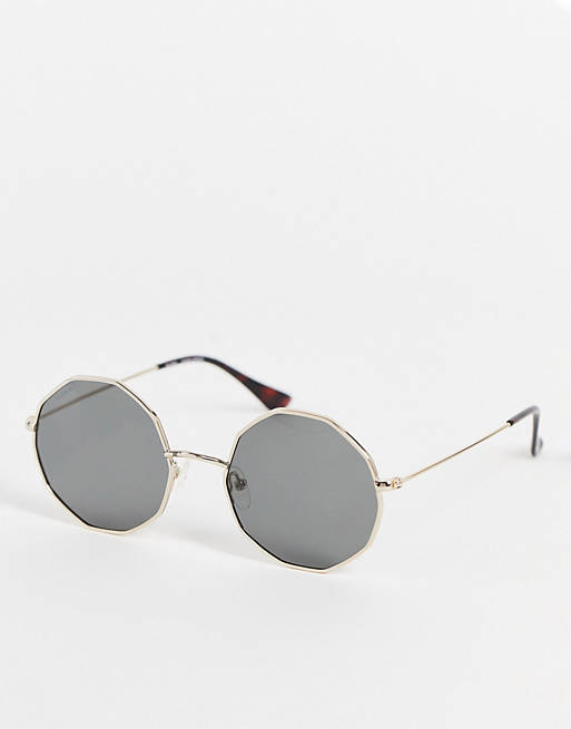 Pilgrim annora gold plated 70's style sunglasses