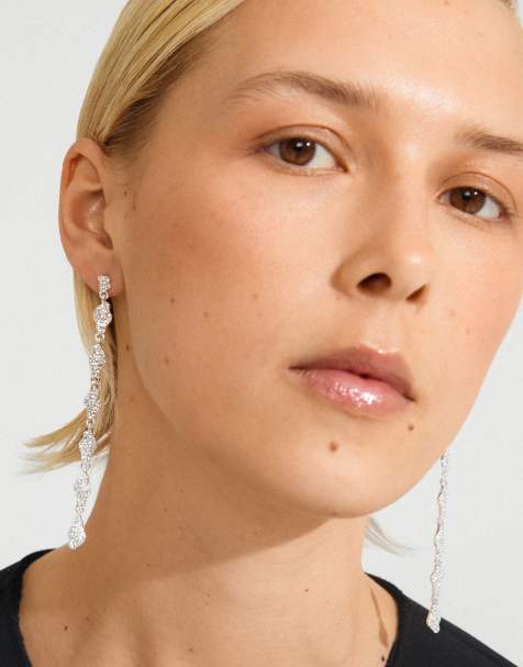 Pilgrim Basil earrings in silver plated - view 1