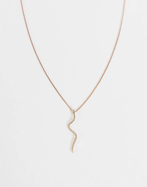 Pilgrim beauty rose gold plated necklace