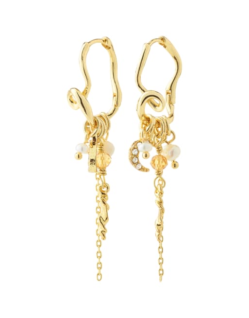 Pilgrim boucles d'oreilles Maran plaquées or, 2 de 4