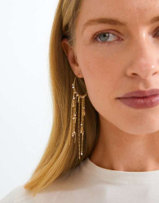 Pilgrim boucles d'oreilles Noriah plaqué or, 3 de 4