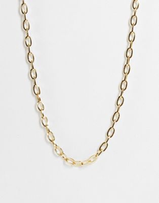 Pilgrim chunky chain necklace in gold