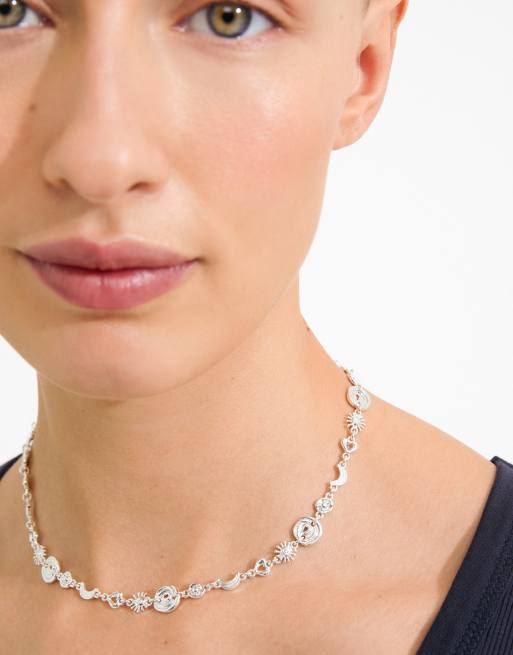 Pilgrim - collar Misha chapado en plata, 3 de 4
