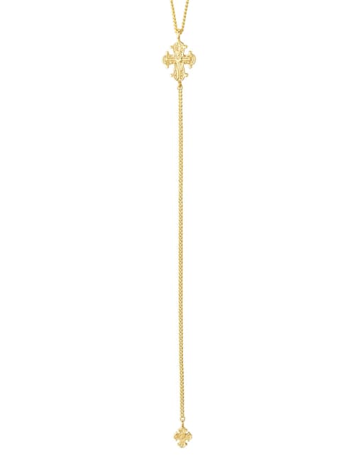 Pilgrim Dagmar ketting in goud verguld, 2 van 4