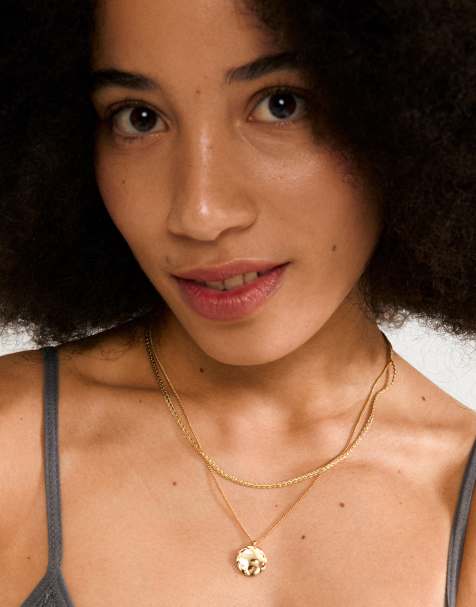 Pilgrim Declan necklace 2in1 set in gold plated - view 1