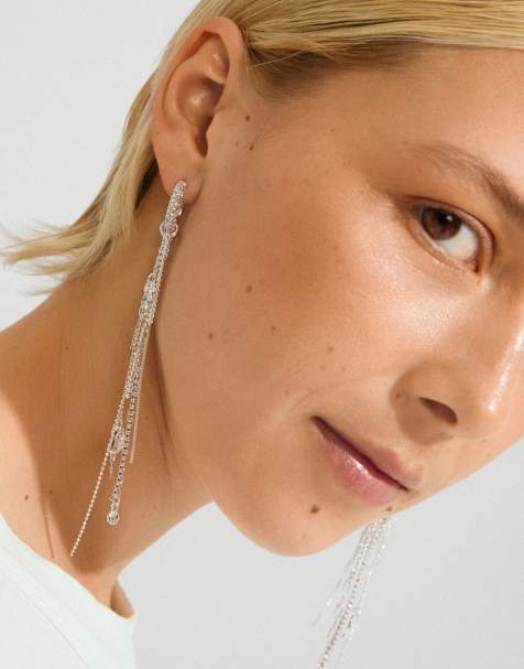 Pilgrim – Drue – Silverpläterade örhängen - view 1