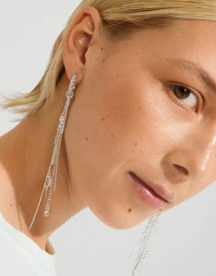 Pilgrim - Drue - Versilberte Ohrringe