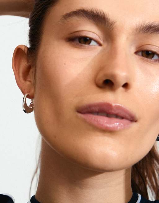Pilgrim - Dune - Boucles d'oreilles en plaqué argent