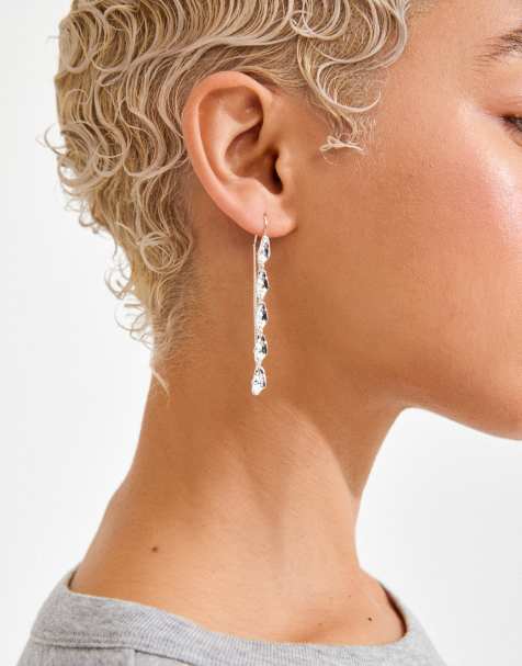 Pilgrim - Eliyah - Boucles d'oreilles chaîne en plaqué argent - view 1