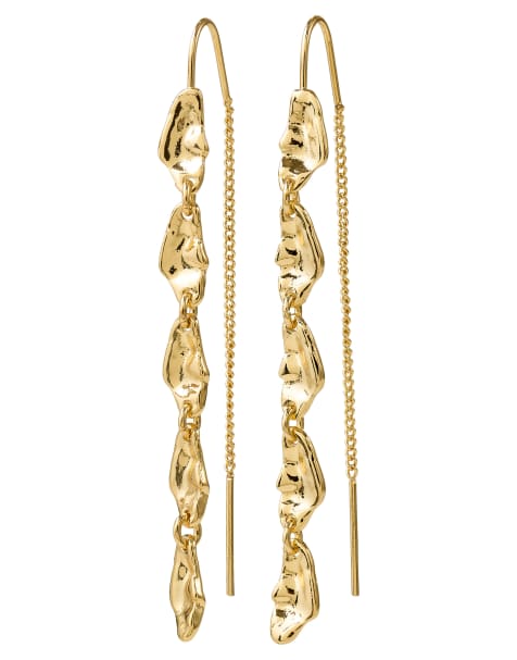 Pilgrim Eliyah chain earrings in gold plated - view 1