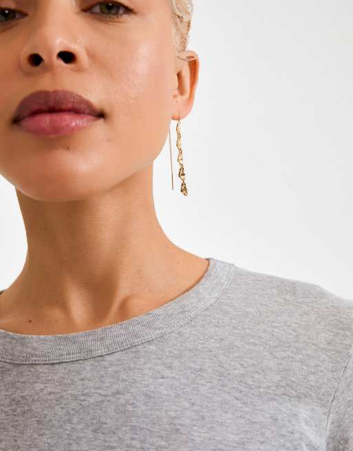 Pilgrim - Eliyah - Vergulde oorbellen met ketting, 3 van 3