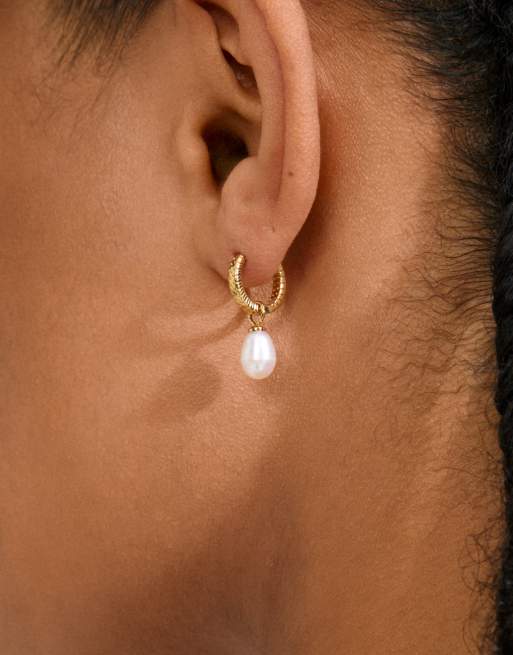 Pilgrim - Elliana - Boucles d'oreilles en plaqué or, 3 de 4