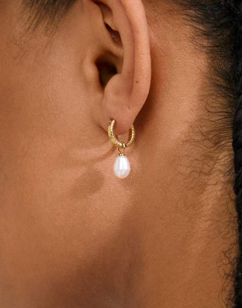 Pilgrim Elliana earrings in gold plated - view 1
