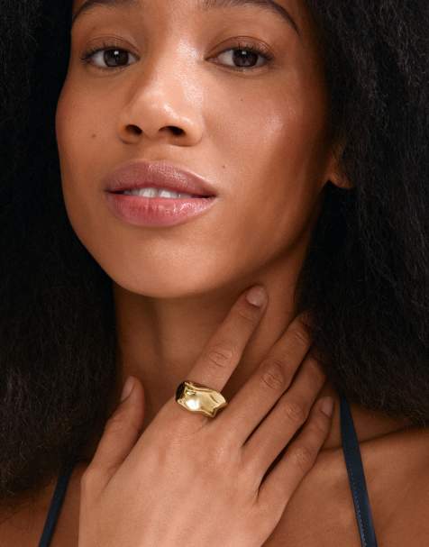 Pilgrim Elys ring in gold plated - view 1