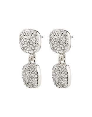 Pilgrim - Ember - Versilberte Ohrringe