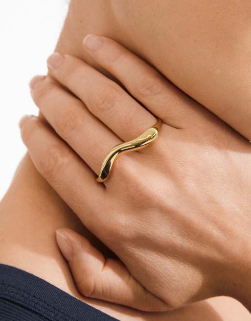 Pilgrim - Evon - Anello doppio placcato oro, 4 di 4